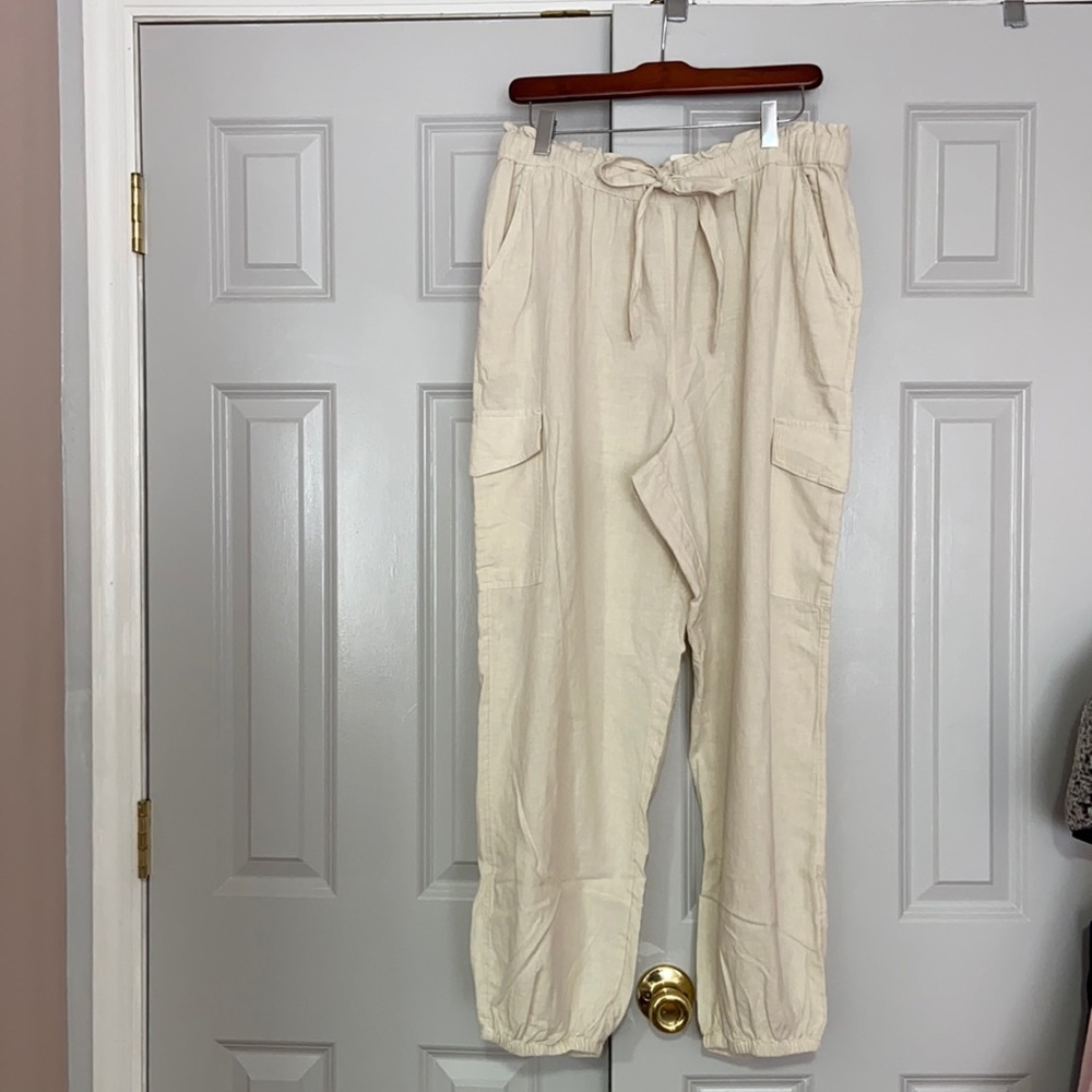 BRAND NEW! Aerie Paper Bag beach jogger pants